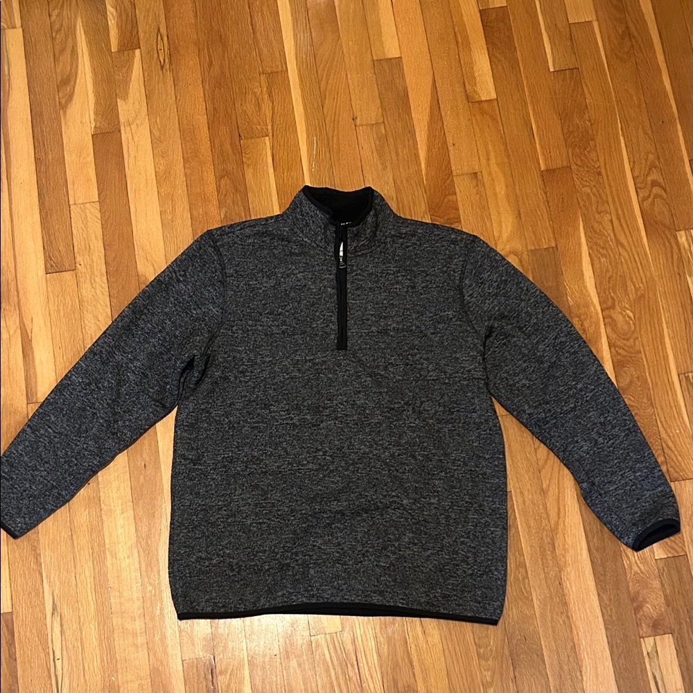 Weatherproof Men's Charcoal Zip-Up Sweater